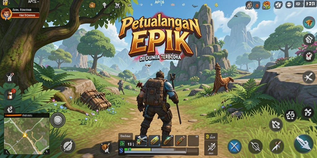 Tangkapan layar gameplay API36 menunjukkan petualangan epik yang menunggu Anda.