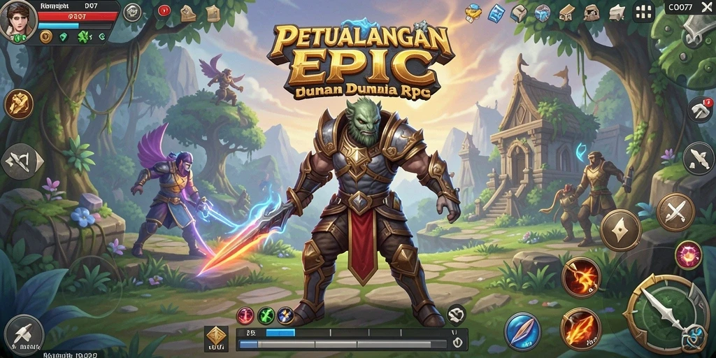 Gameplay seru di dunia RPG yang menakjubkan.