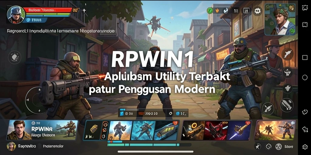 Tampilan utama RPWIN1 dengan fitur optimasi perangkat.